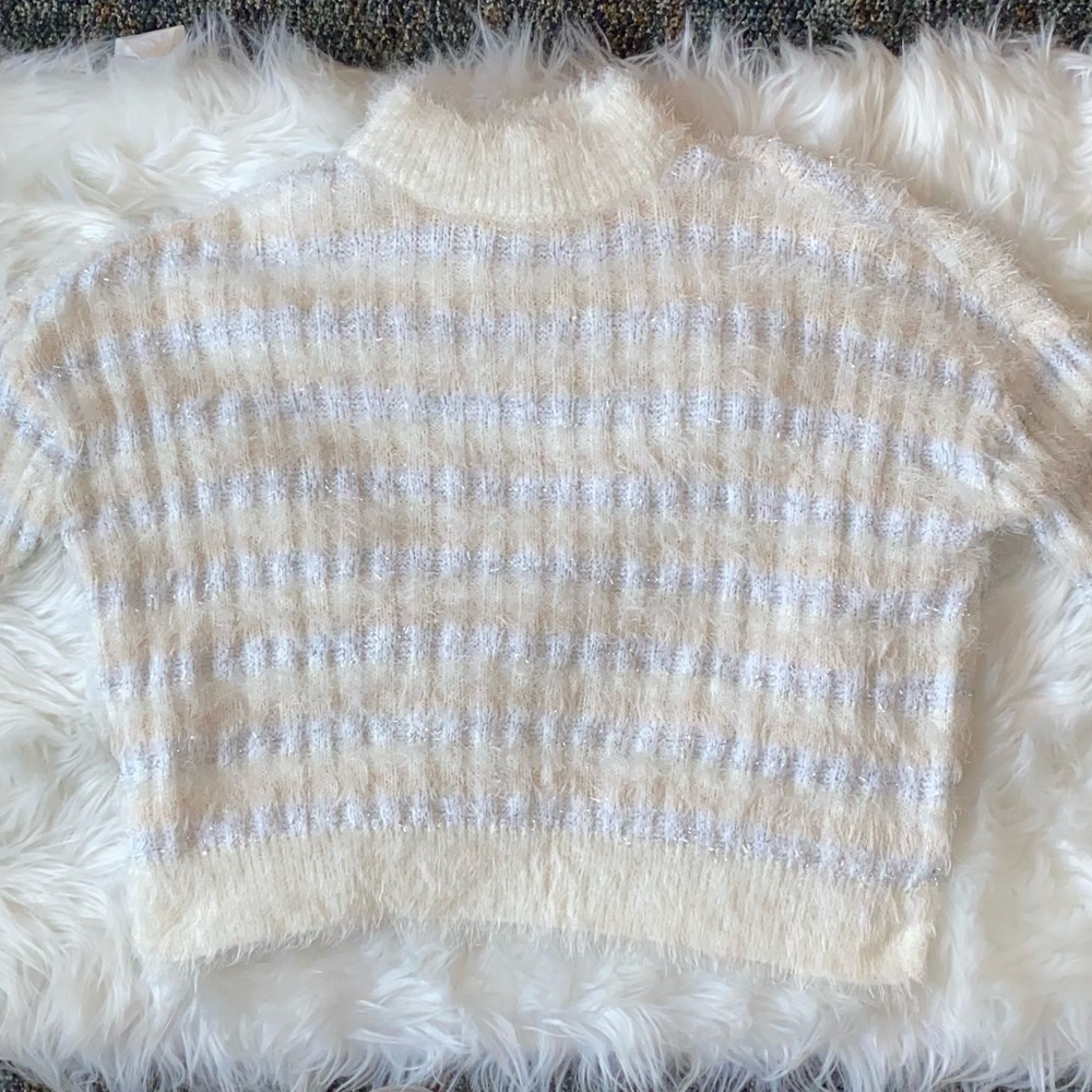 Fuzzy Long Sleeve Turtle Neck